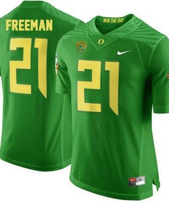 Oregon Ducks #21 Royce Freeman Green Football Jersey