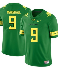 Oregon Ducks Apple Green Byron Marshall College Football Jersey