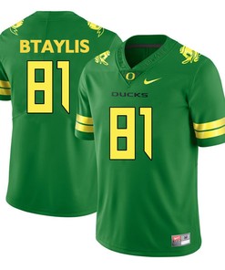 Oregon Ducks Apple Green Evan Baylis College Football Jersey