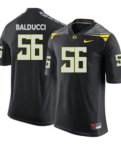 Oregon Ducks Black Alex Balducci College Football Jersey