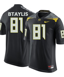 Oregon Ducks Black Evan Baylis College Football Jersey