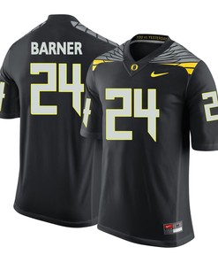 Oregon Ducks Black Kenjon Barner College Football Jersey