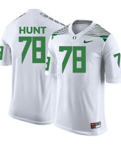 Oregon Ducks White Cameron Hunt College Football Jersey