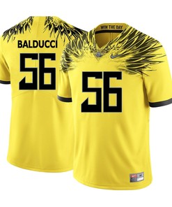 Oregon Ducks Yellow Alex Balducci College Football Jersey