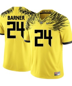 Oregon Ducks Yellow Kenjon Barner College Football Jersey