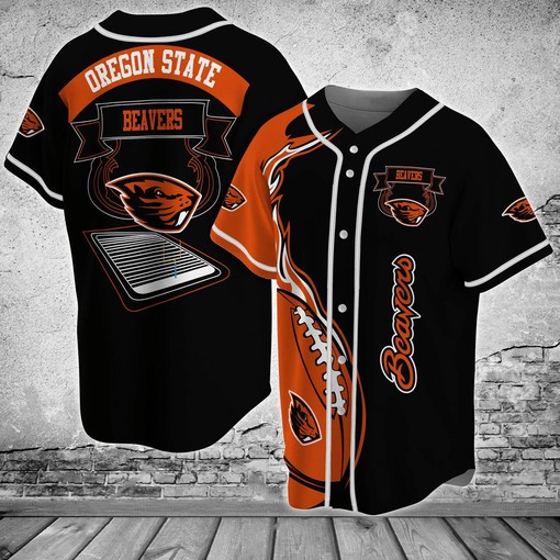 Oregon State Beavers NCAA Baseball Jersey Shirt Classic