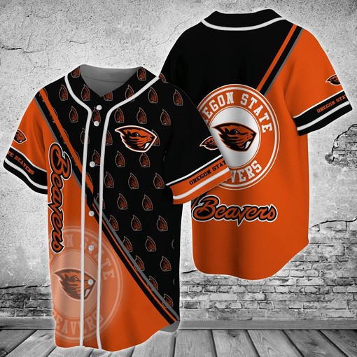 Oregon State Beavers NCAA Baseball Jersey Shirt For Fans