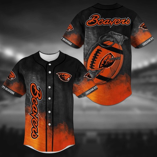 Oregon State Beavers NCAA Baseball Jersey Shirt Grenade