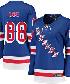 Patrick Kane 88 New York Rangers Home Breakaway Women Jersey - Blue
