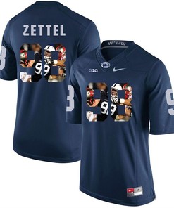 Penn State Nittany Lions Navy Anthony Zettel College Football Portrait Jersey