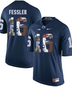 Penn State Nittany Lions Navy Billy Fessler College Football Portrait Jersey