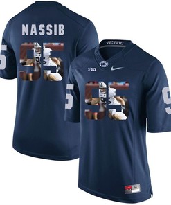 Penn State Nittany Lions Navy Carl Nassib College Football Portrait Jersey