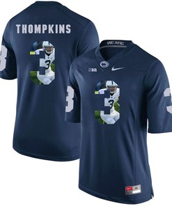 Penn State Nittany Lions Navy DeAndre Thompkins College Football Portrait Jersey