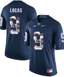 Penn State Nittany Lions Navy Jordan Lucas College Football Portrait Jersey