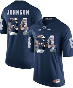 Penn State Nittany Lions Navy Juwan Johnson College Football Portrait Jersey