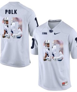 Penn State Nittany Lions White Brandon Polk College Football Portrait Jersey
