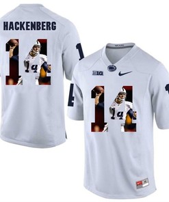 Penn State Nittany Lions White Christian Hackenberg College Football Portrait Jersey
