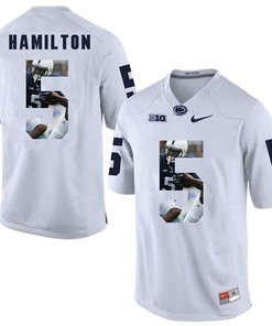 Penn State Nittany Lions White DaeSean Hamilton College Football Portrait Jersey