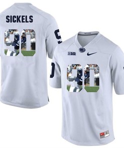 Penn State Nittany Lions White Garrett Sickels College Football Portrait Jersey