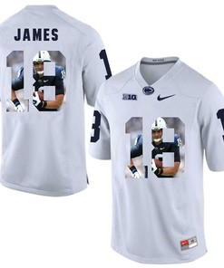 Penn State Nittany Lions White Jesse James College Football Portrait Jersey
