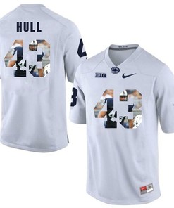 Penn State Nittany Lions White Mike Hull College Football Portrait Jersey