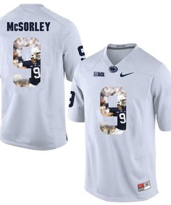 Penn State Nittany Lions White Trace McSorley College Football Portrait Jersey