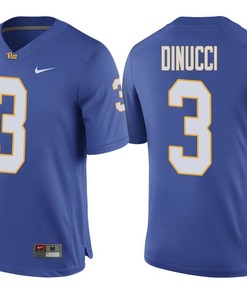 Pittsburgh Panthers Royal Ben Dinucci NCAA Football Jersey