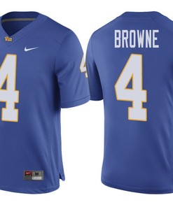 Pittsburgh Panthers Royal Max Browne NCAA Football Jersey