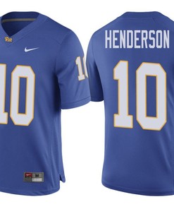Pittsburgh Panthers Royal Quadree Henderson NCAA Football Jersey