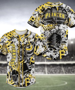 Pittsburgh Pirates MLB Baseball Jersey Shirt Skeleton