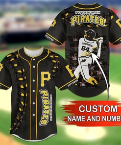 Pittsburgh Pirates MLB Personalized Name Number Baseball Jersey Shirt