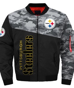 Pittsburgh Steelers Camo Jacket