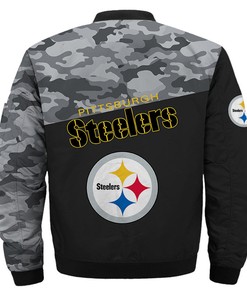 Pittsburgh Steelers Camo Jacket