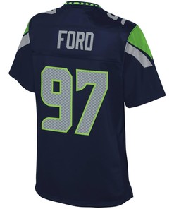 Poona Ford Seattle Seahawks Nfl Pro Line Womens Player Jersey - College Navy