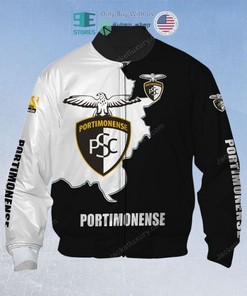 Portimonense SC Black White Bomber Jacket