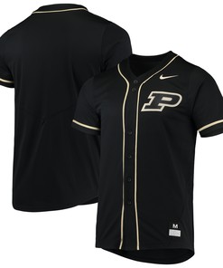 Purdue Boilermakers Replica Baseball Jersey - Black Ncaa