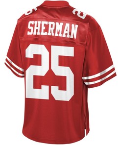 Richard Sherman San Francisco 49ers Nfl Pro Line Team Player Jersey - Scarlet