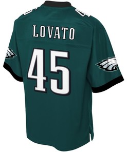 Rick Lovato Philadelphia Eagles Nfl Pro Line Youth Team Color Player Jersey - Midnight Green
