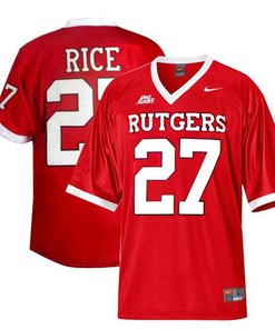 Rutgers Scarlet Knights #27 Ray Rice Red Football Jersey