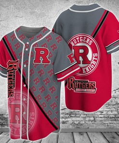 Rutgers Scarlet Knights NCAA Baseball Jersey Shirt for Fans