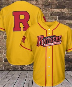 Rutgers Scarlet Knights Personalized 3d Baseball Jersey 260