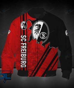 SC Freiburg Red Black Bomber Jacket