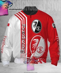 SC Freiburg Red White Bomber Jacket