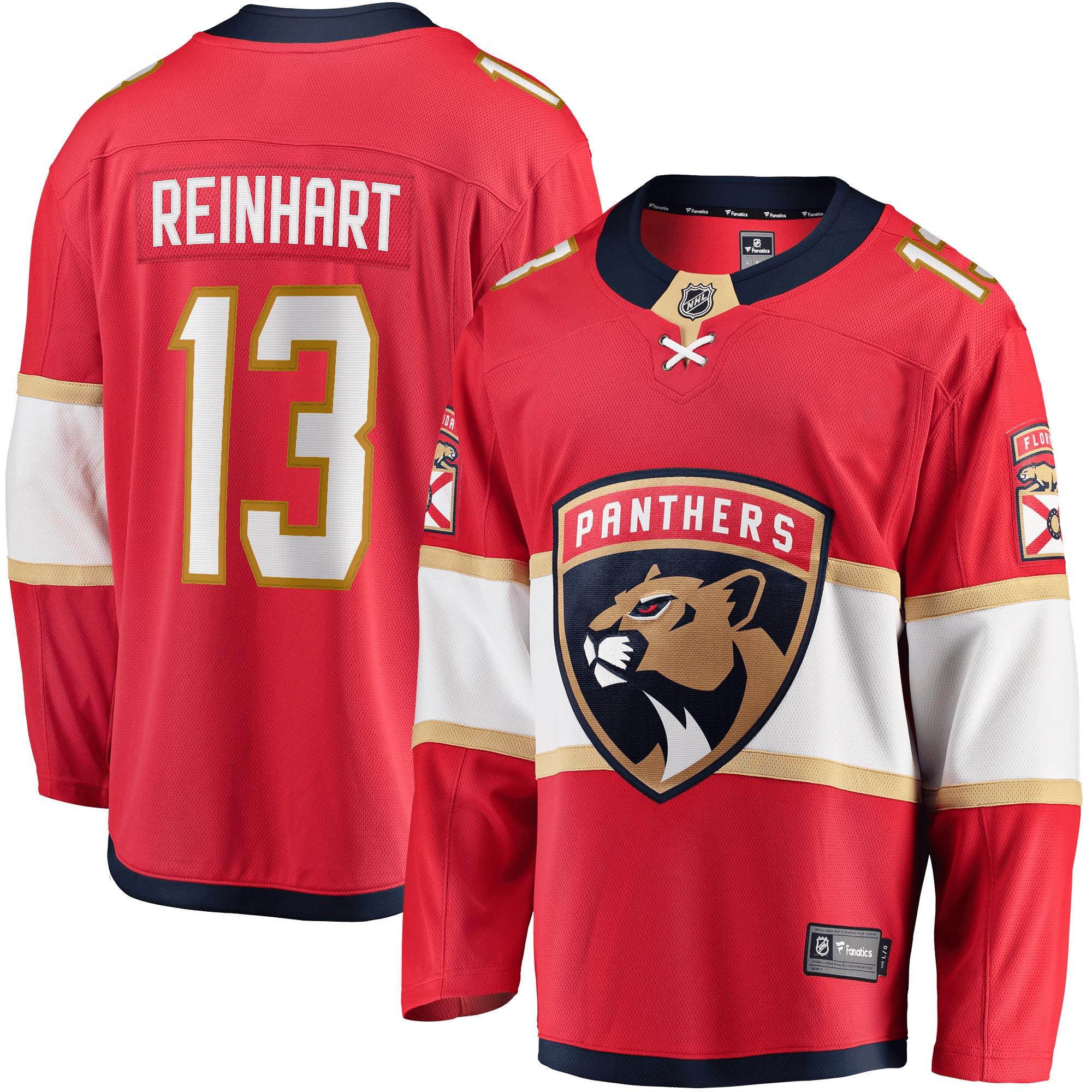 Sam Reinhart Florida Panthers Breakaway Player Jersey - Red Jersey