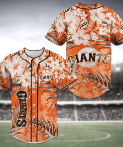 San Francisco Giants MLB Baseball Jersey Shirt Flower