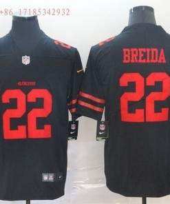 San Francisco Matt Breida #22 2020 Nfl Black Jersey Jersey