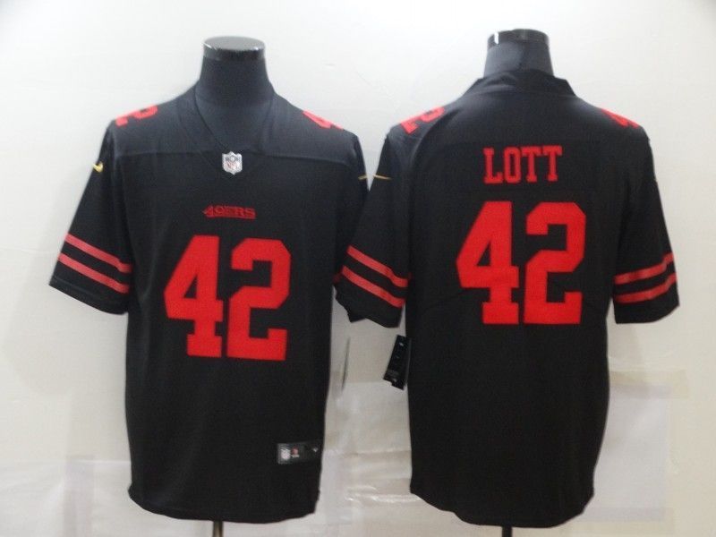 San Francisco Ronnie Lott #42 2020 Nfl Black Jersey Jersey