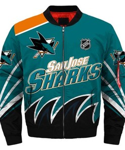 San Jose Sharks Jacket 3D Print