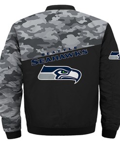 Seattle Seahawks Camo Jacket