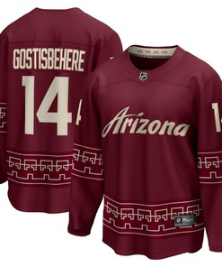 Shane Gostisbehere 14 Arizona Coyotes Alternate 2022/23 Premier Breakaway Men Jersey - Garnet